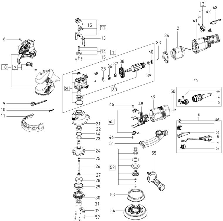 Festool RO 150 FEQ 230V / 492160 Spare Parts