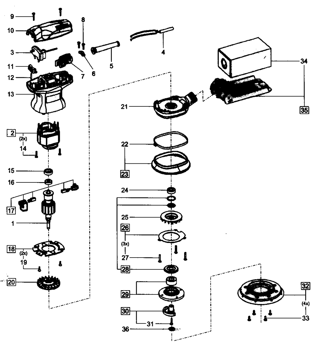 Festool ES 125 E / 489005 Spare Parts