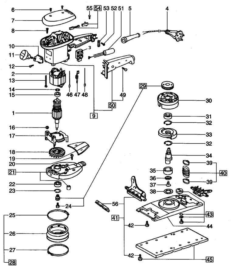 Festool RS 1 C 230V / 487691 Spare Parts