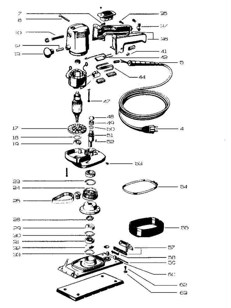 Festool RTR-S2 220V / 565002 Spare Parts