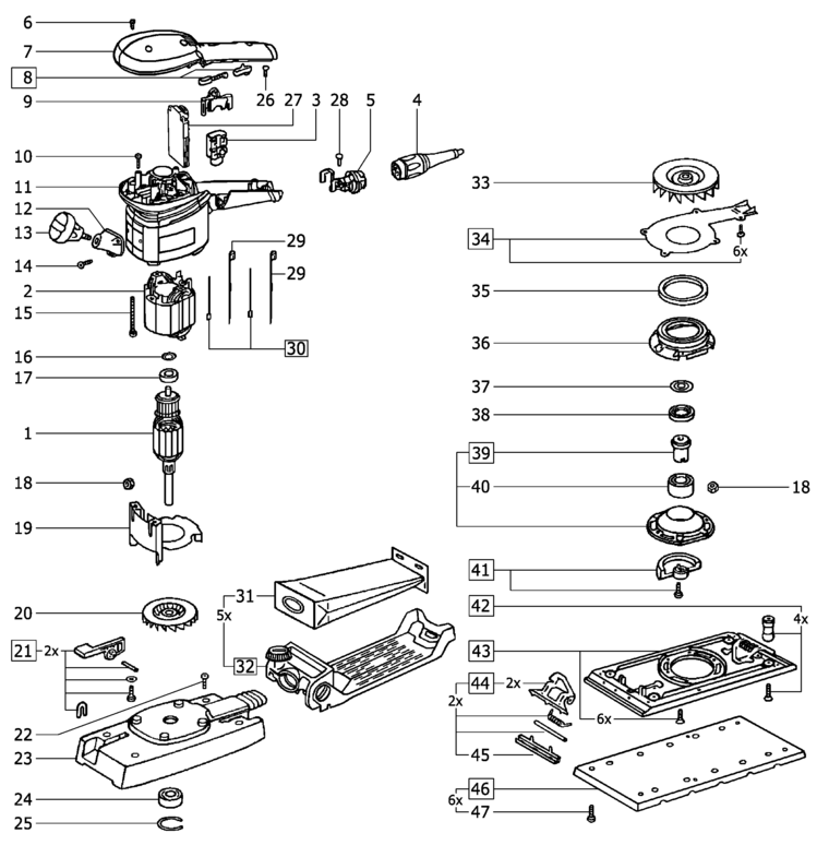 Festool RS 200 EQ / 490037 Spare Parts