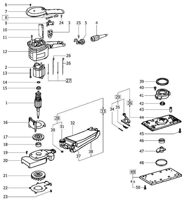 Festool RS 300 EQ / 491172 Spare Parts