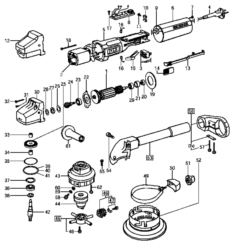 Festool SAF 750 E / 486825 Spare Parts