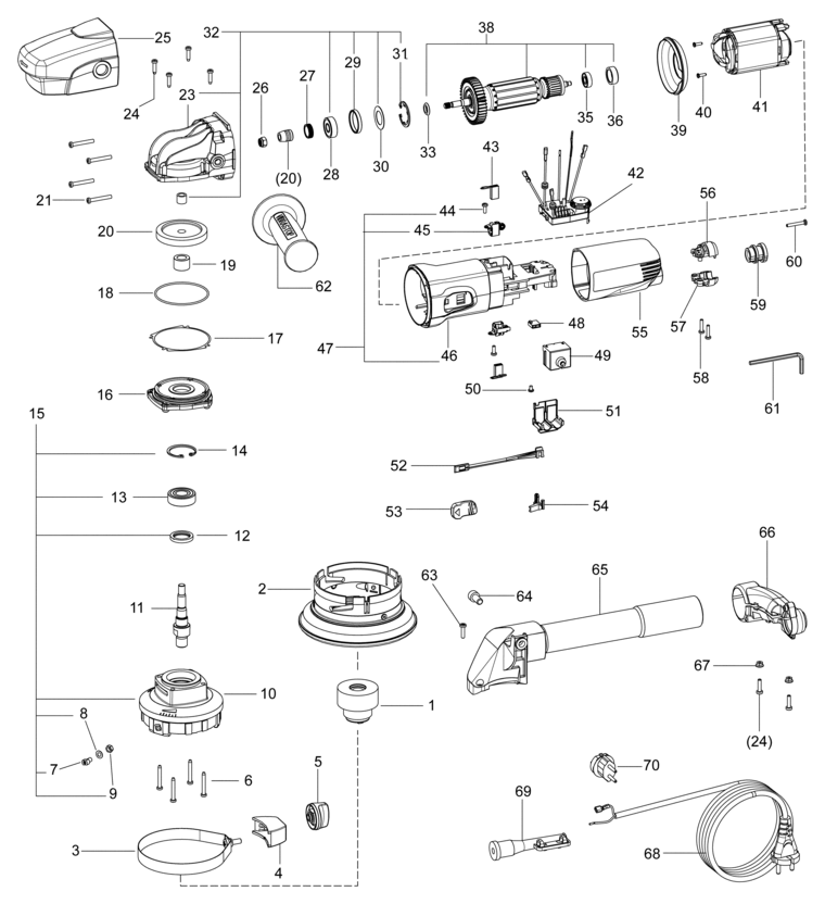 Festool RG 80 E / 768798 Spare Parts