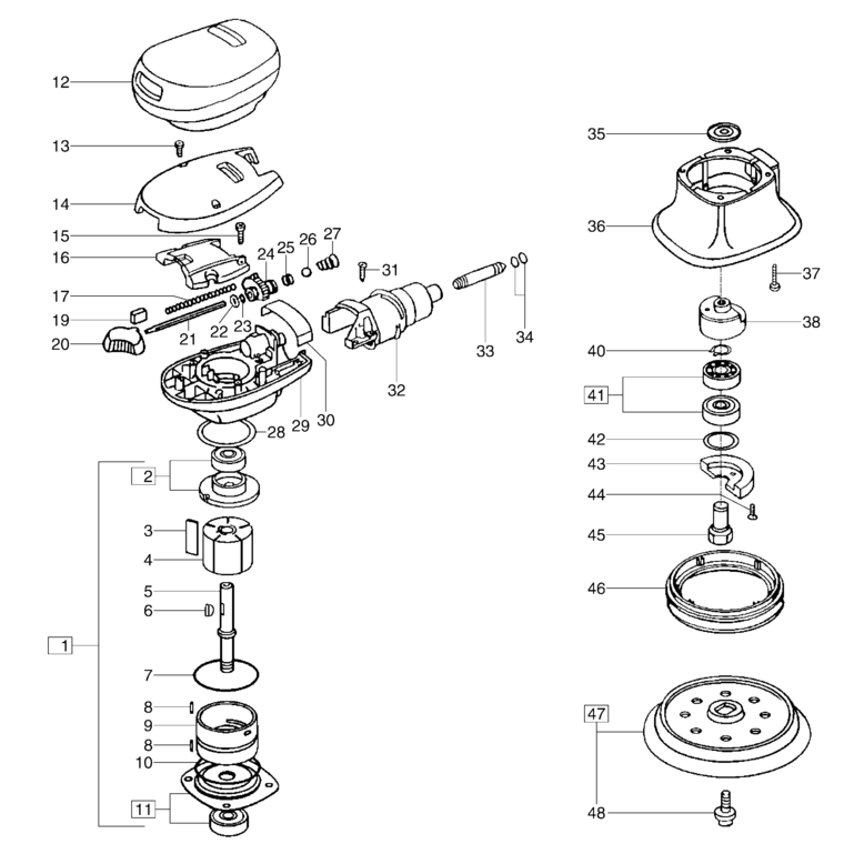 Festool LEX 150/7/M / 692060 Spare Parts