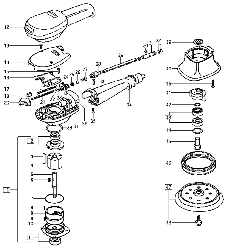 Festool LEX 150/7/G/50 / 692093 Spare Parts