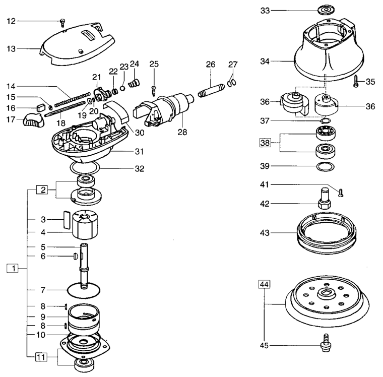 Festool LEX 125/7/M / 692061 Spare Parts