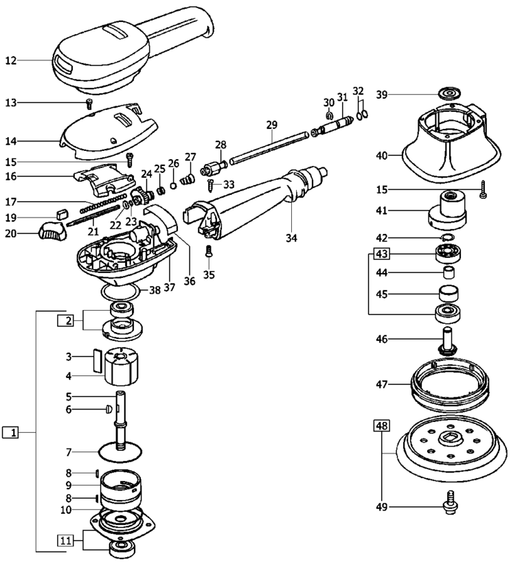 Festool LEX 185 / 692092 Spare Parts