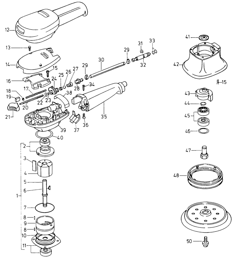 Festool LET 3 / 692037 Spare Parts