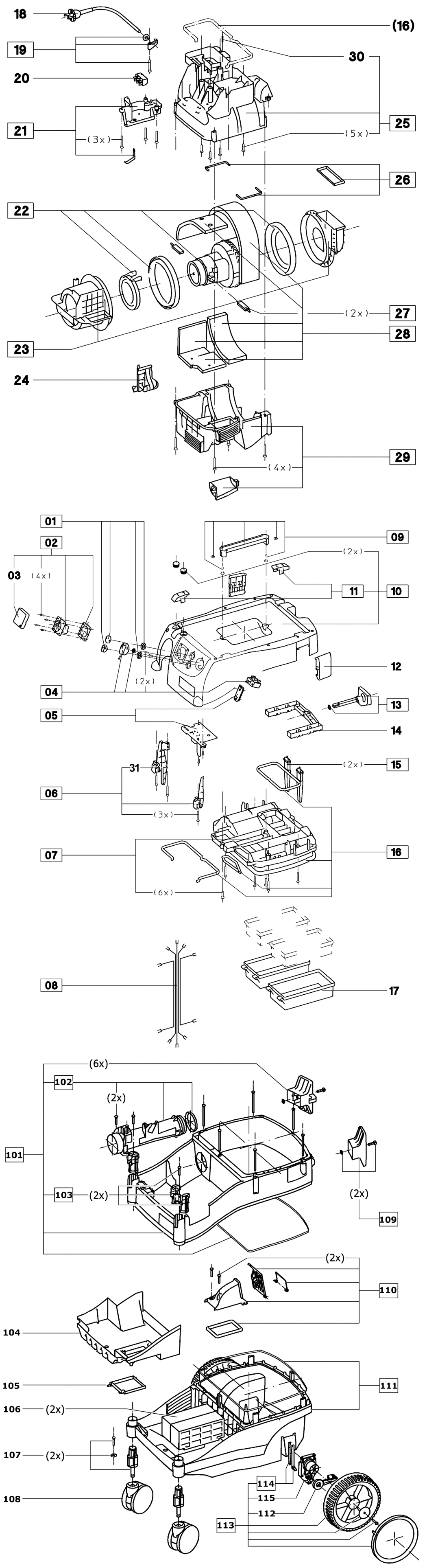 Festool CT 22 E / 454891 Spare Parts