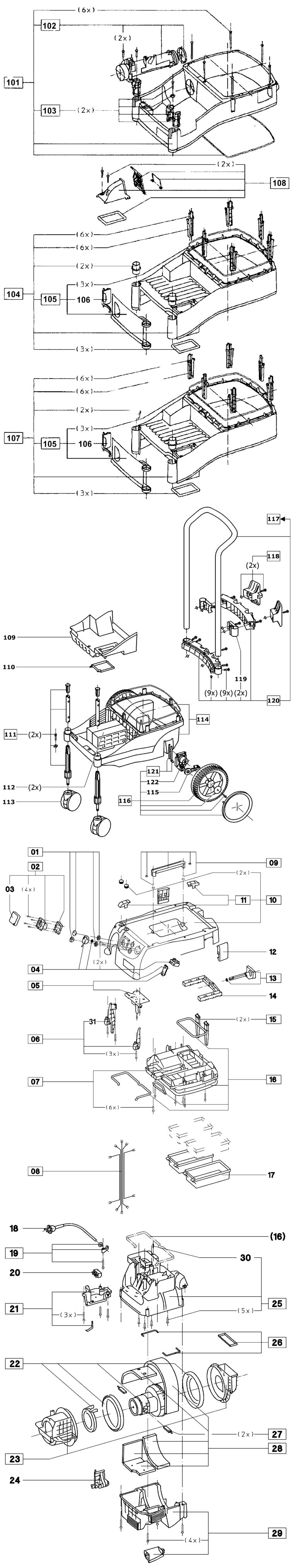 Festool CT 44 E / 452702 Spare Parts