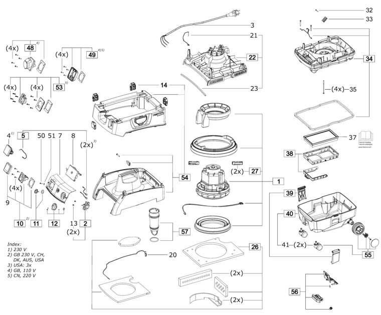 Festool CTL MIDI GB 240V / 498248 Spare Parts