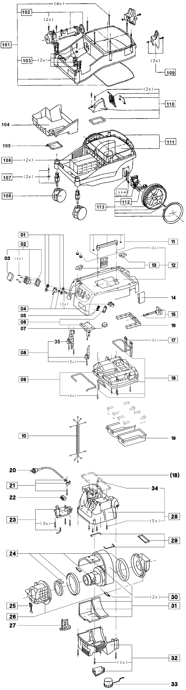 Festool CTM 22 E / 452705 Spare Parts