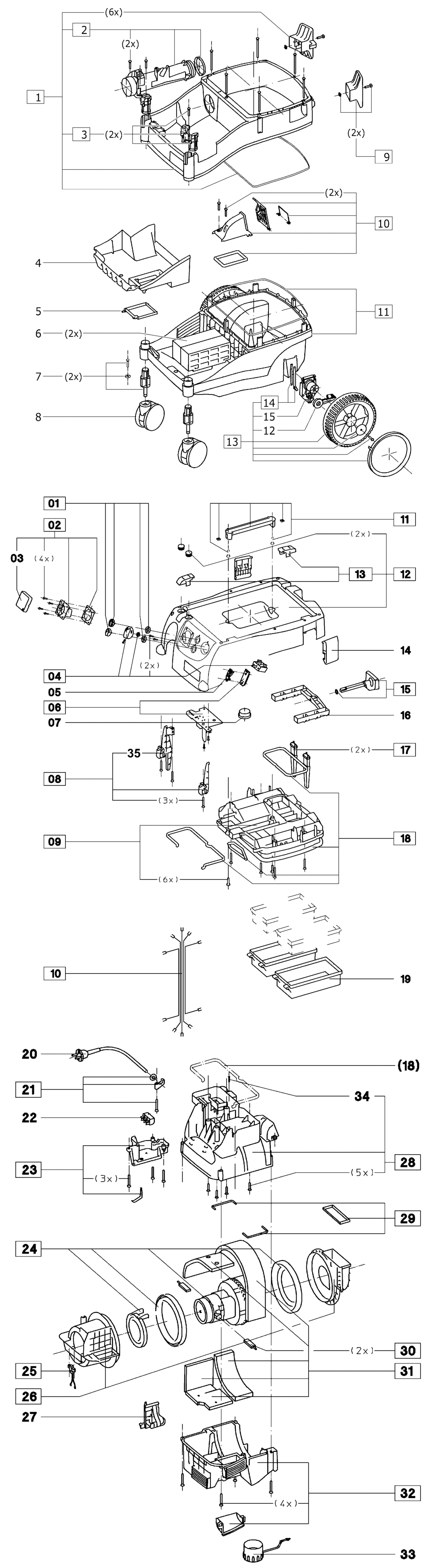 Festool CTM 22 E / 454893 Spare Parts