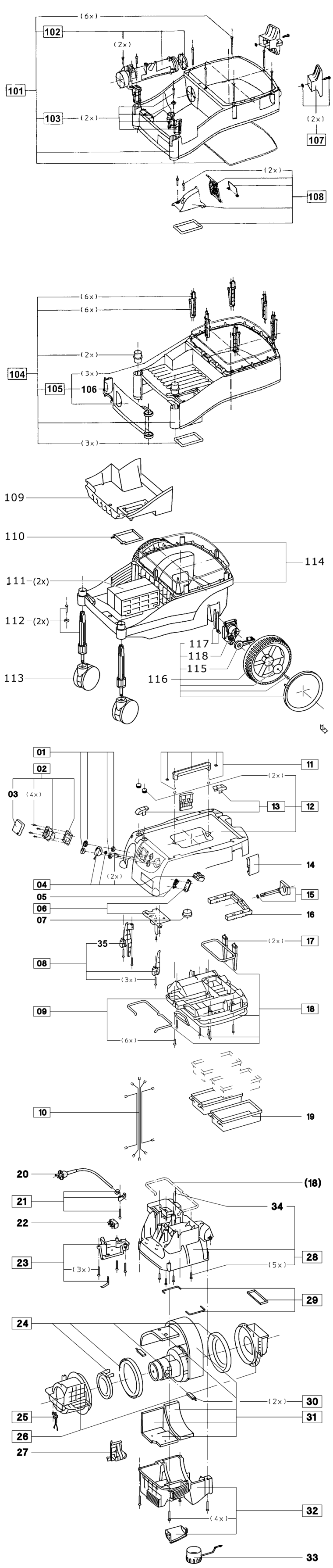Festool CTM 33 E / 452706 Spare Parts