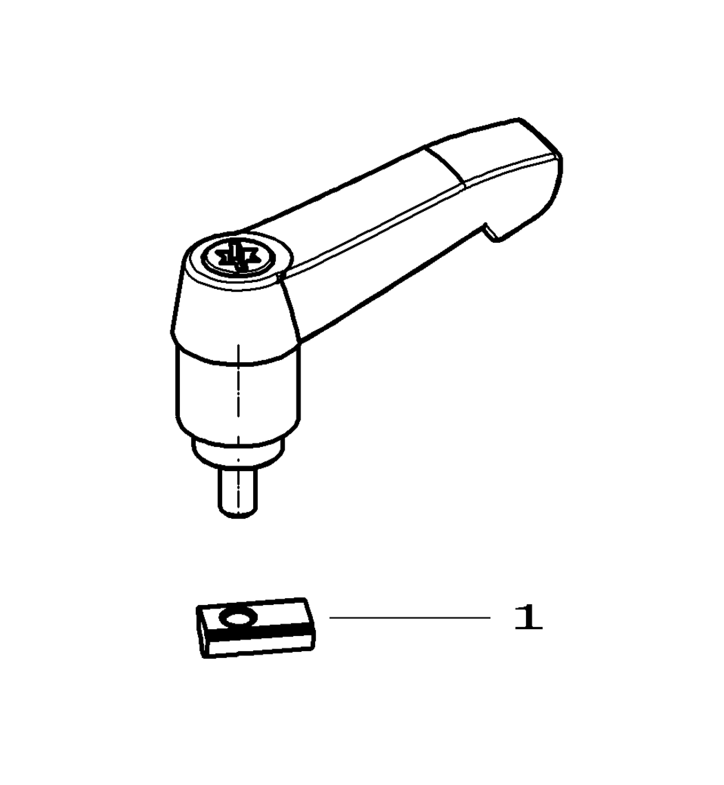 Festool Clamp lever MFS - FS ET - BG / 493234 Spare Parts