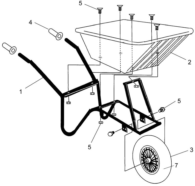 Belle Warrior Wheel Barrow Spare Parts